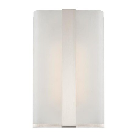 Designers Fountain Satin Platinum Urban One Light ADA Compliant LED Wall Sconce LED6071-SP